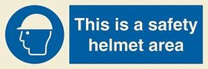 This is a safety helmet area + symbol