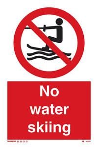 No water skiing