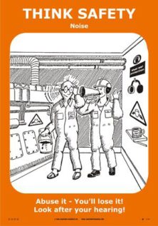 Poster, Noise awareness | Marine Equipment and Services Co. LTD