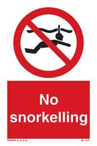 No snorkelling