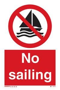 No sailing