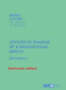 ETB703E - e-book: Officer in charge of a Navigational Watch, 2014 Edition
