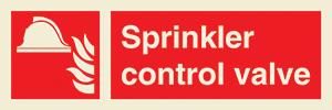 Sprinkler control valve + symbol