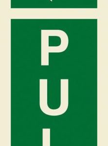 Pull + backward arrow